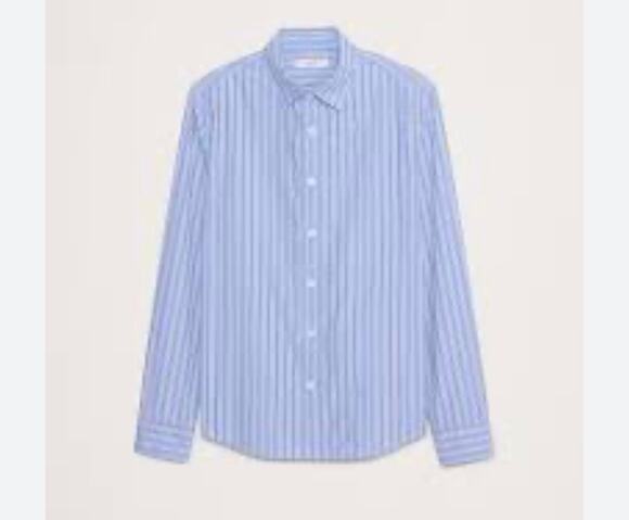 Banana Republic Dillon Button Down Shirt Blue/White Size Xl
